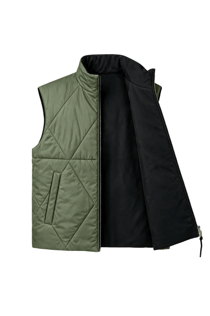 NOMAKA - Gilet léger Alvier Noir/Vert - Lothaire