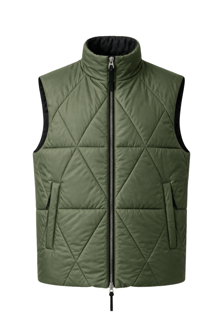 NOMAKA - Gilet léger Alvier Noir/Vert - Lothaire