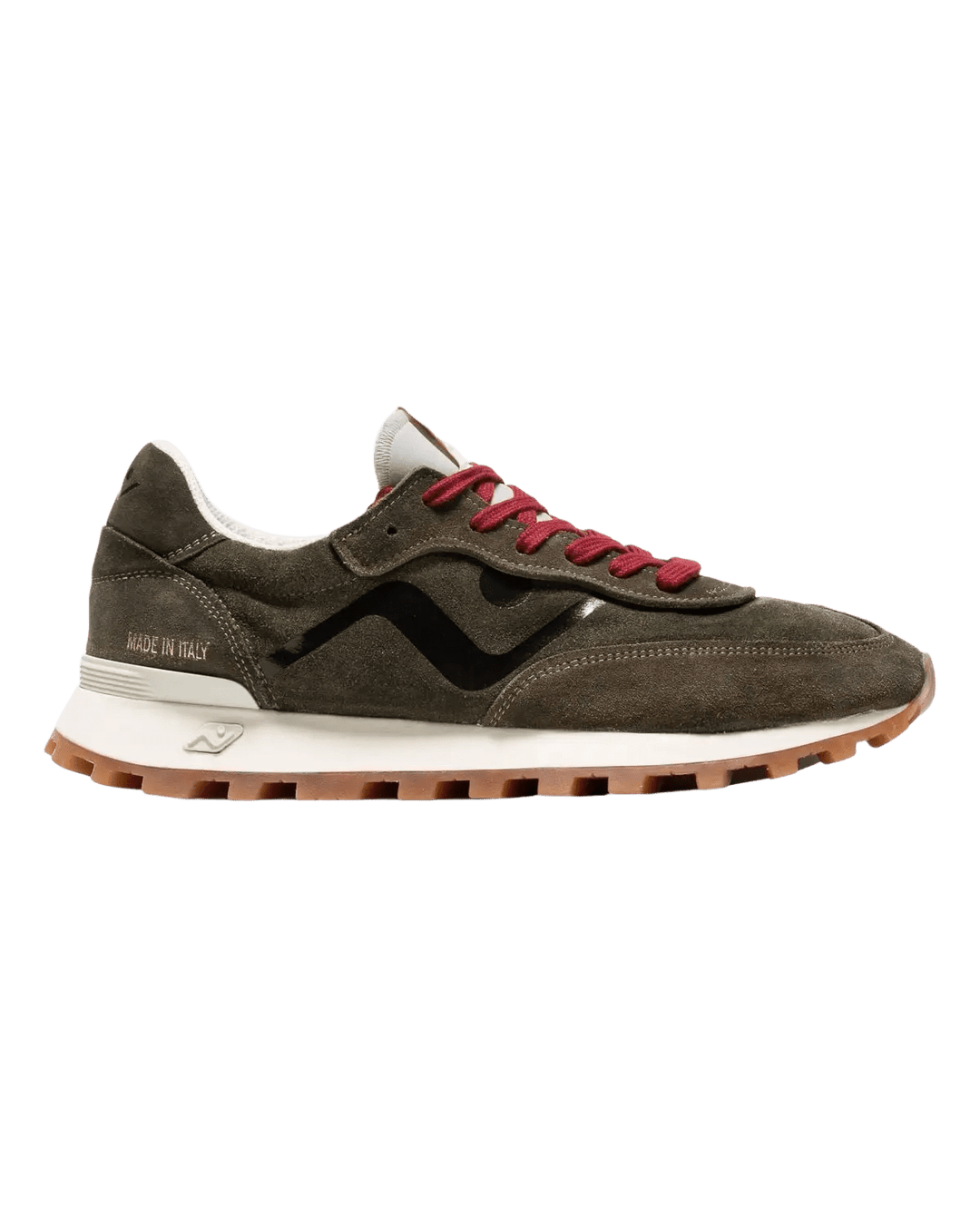 NOMAP - Sneakers Veloce en suède Vert militaire / Vert mousse - Lothaire