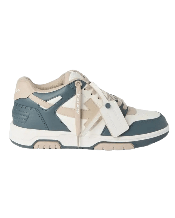 OFF-WHITE - Baskets Out of Office Vert / Beige - Lothaire