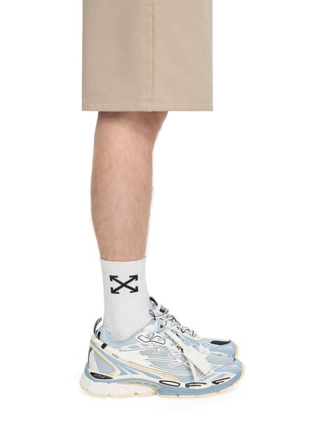 OFF - WHITE - Be Right Back Sneakers Gris clair / Cyan céleste - Lothaire