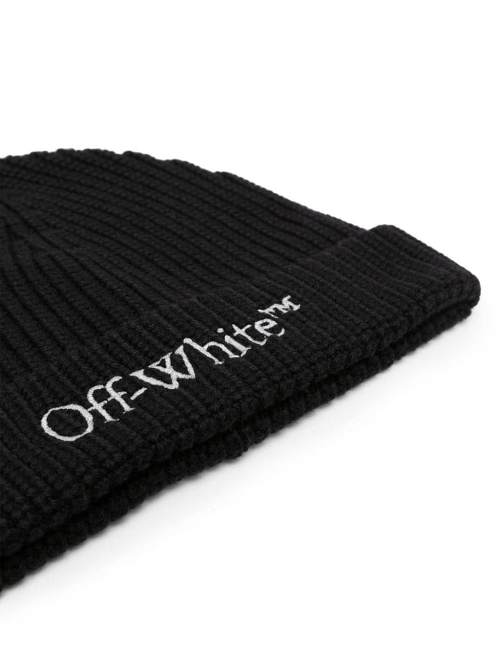 Off - White Bonnet Black Logo - Lothaire