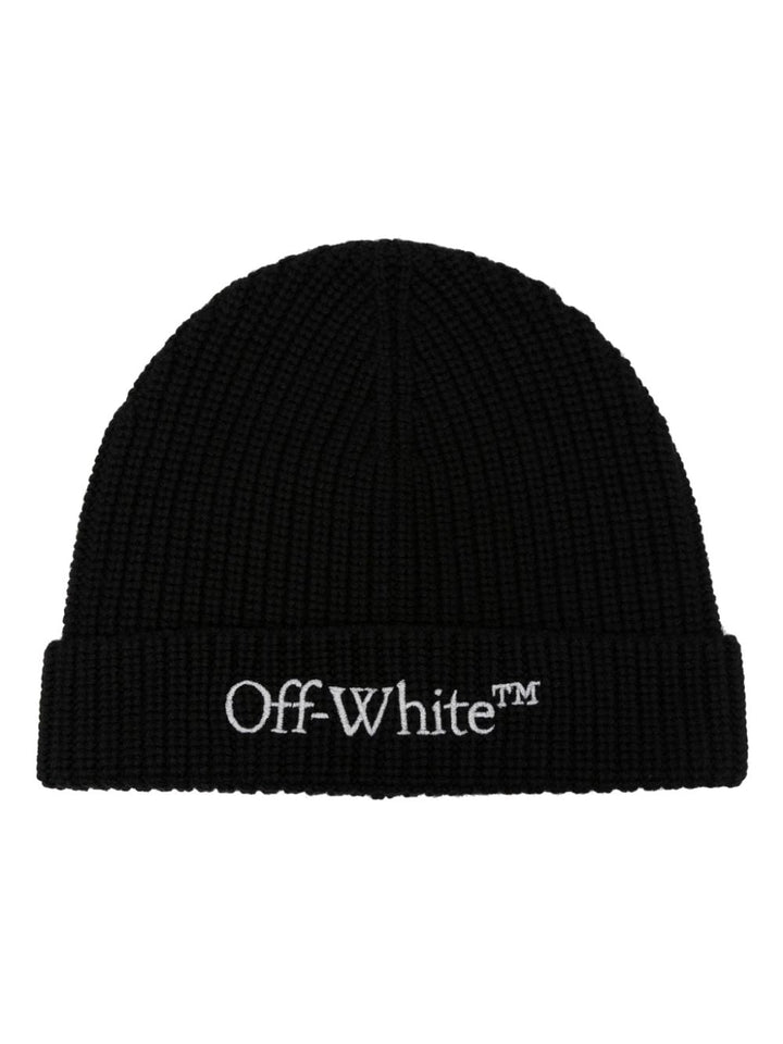 Off - White Bonnet Black Logo - Lothaire