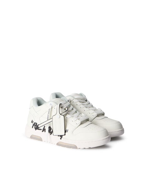 OFF - WHITE - Out Of Office "For Walking" Sneakers Blanc / Noir - Lothaire
