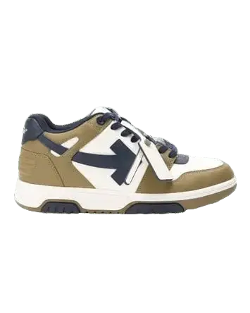 OFF - WHITE - Out Of Office Sneakers Kaki / Bleu foncé - Lothaire