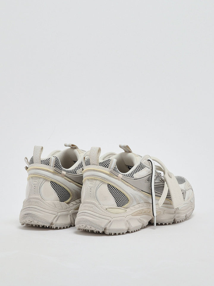 OFF-WHITE - Sneakers Be Right Back Worn Out Beige et Gris - Lothaire