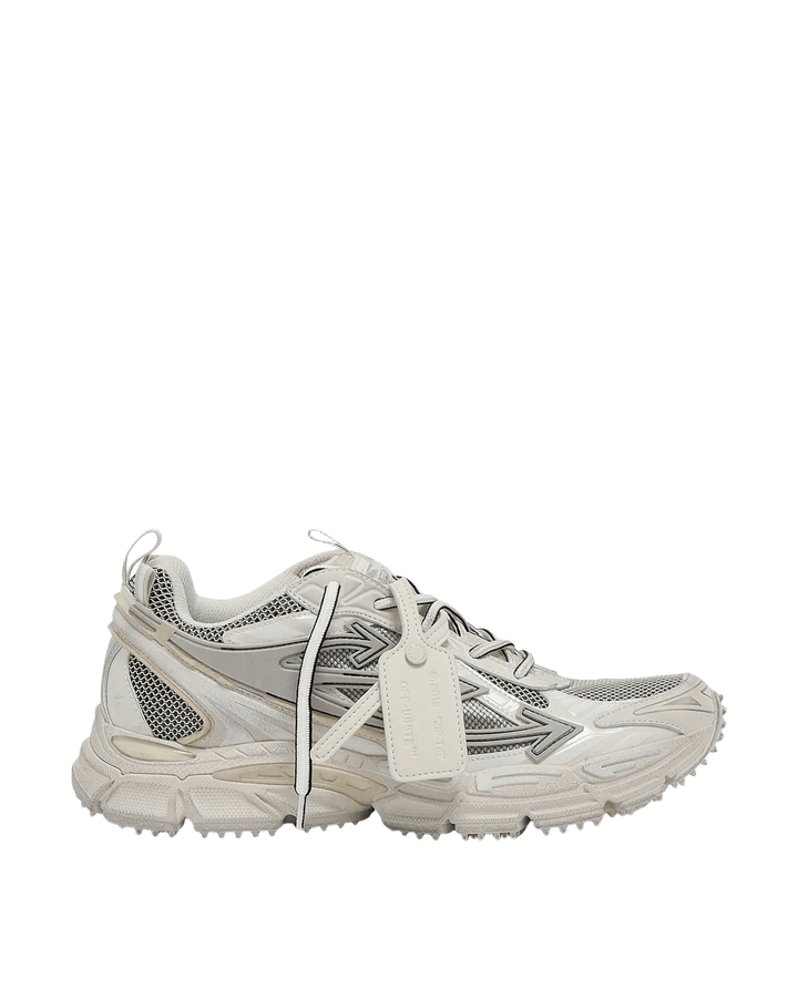 OFF-WHITE - Sneakers Be Right Back Worn Out Beige et Gris - Lothaire