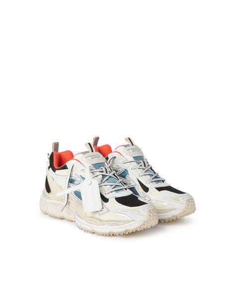 OFF-WHITE - Sneakers Be Right Back Worn Out Bleu et Blanc - Lothaire