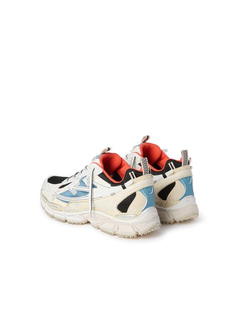 OFF-WHITE - Sneakers Be Right Back Worn Out Bleu et Blanc - Lothaire