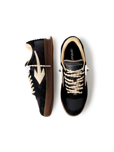 OFF-WHITE - Sneakers End Of Play en Nylon et Daim Noir et Beige - Lothaire