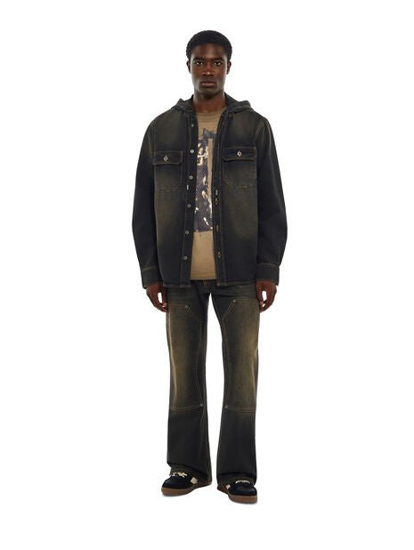 OFF-WHITE - Sneakers End Of Play en Nylon et Daim Noir et Beige - Lothaire