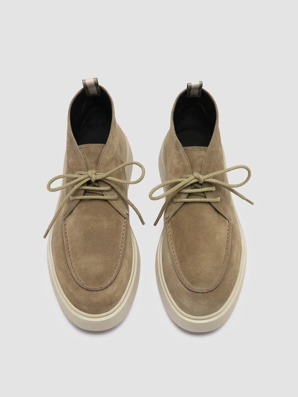 OFFICINE CREATIVE - Bottines Chukka en daim Taupe Frame 002 - Lothaire