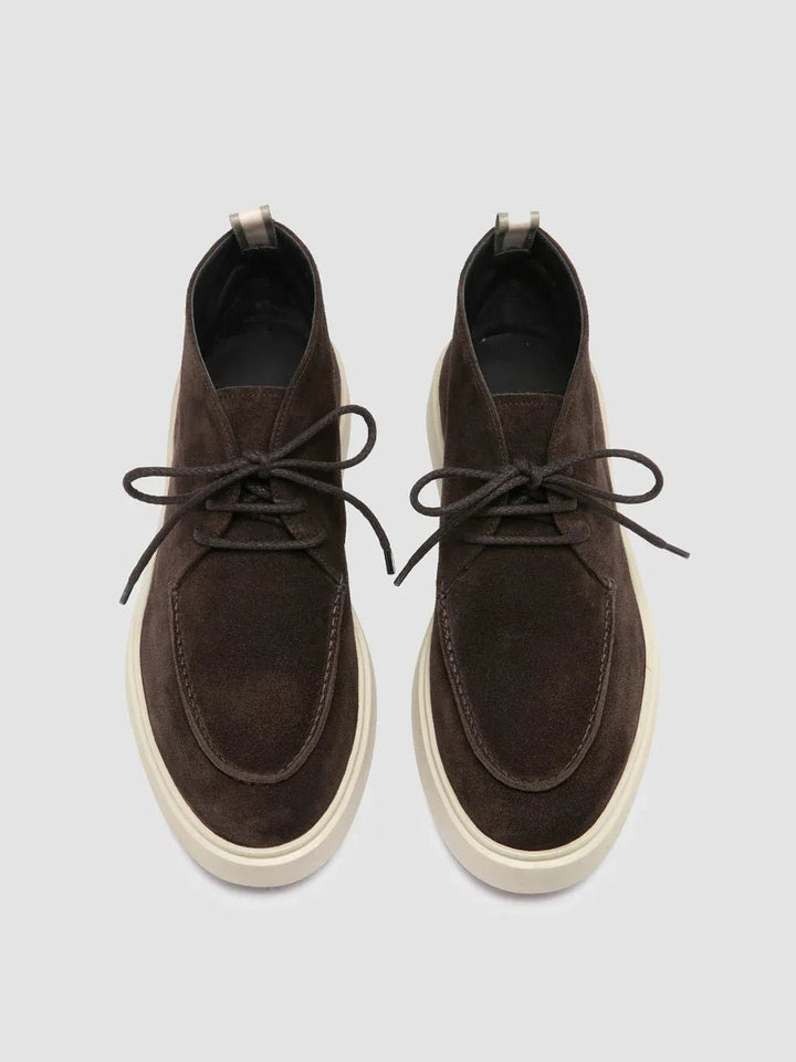 OFFICINE CREATIVE - Bottines Chukka Frame 002 en daim Pepe - Lothaire