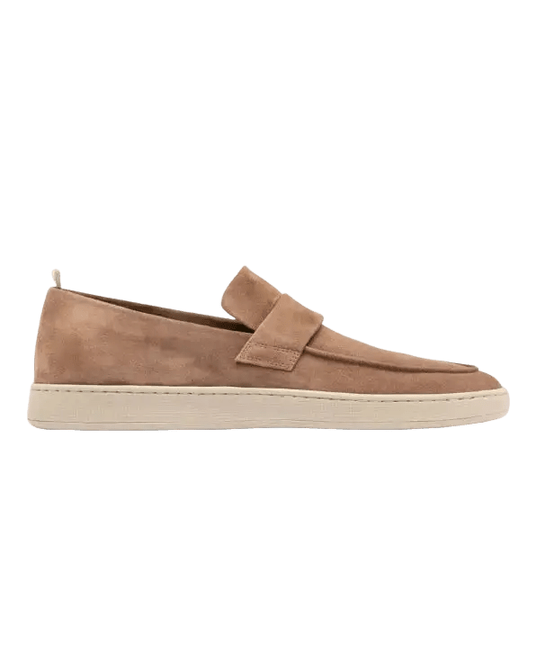 OFFICINE CREATIVE - Mocassins Penny en Daim Marron clair - Lothaire