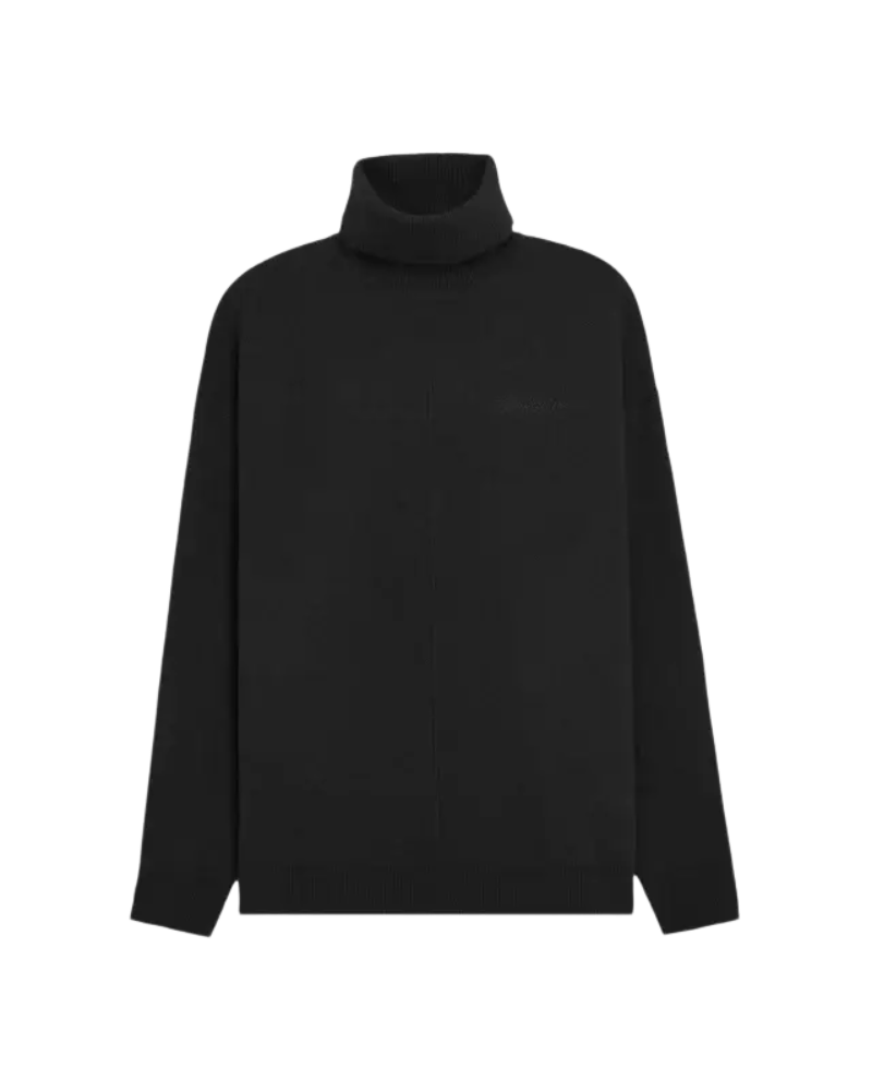 GERTRUDE - Pull Oliver col roulé Noir