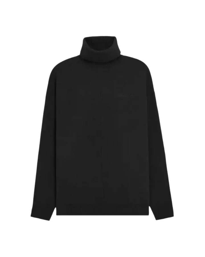 GERTRUDE - Pull Oliver col roulé Noir