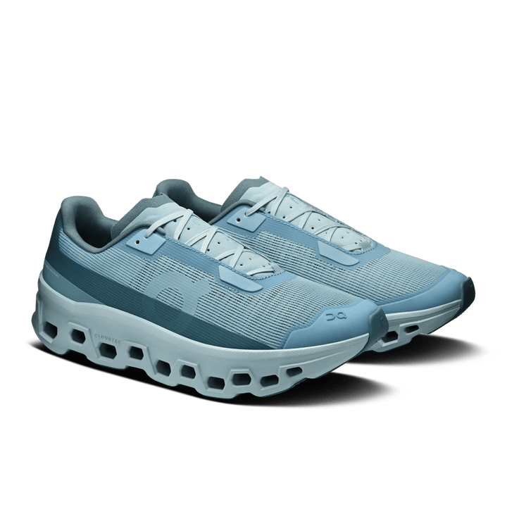 ON - Cloudmonster Void Gris clair / Bleu ciel - Lothaire