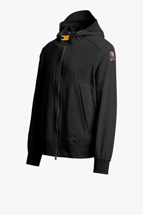 PARAJUMPERS - Abner - Windbreaker Jacket Noir - Lothaire