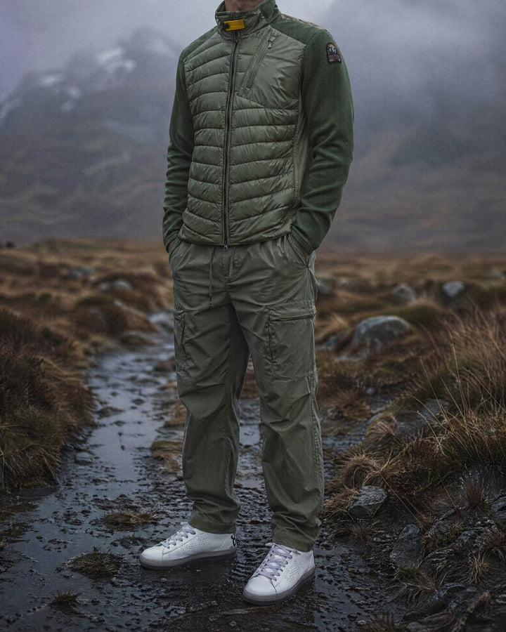 PARAJUMPERS - Jayden - Hybrid Jacket Vert Lichen - Lothaire