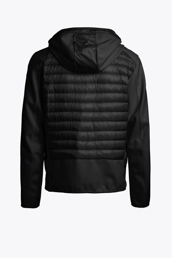 PARAJUMPERS - Nolan - Hybrid Jacket Noir - Lothaire