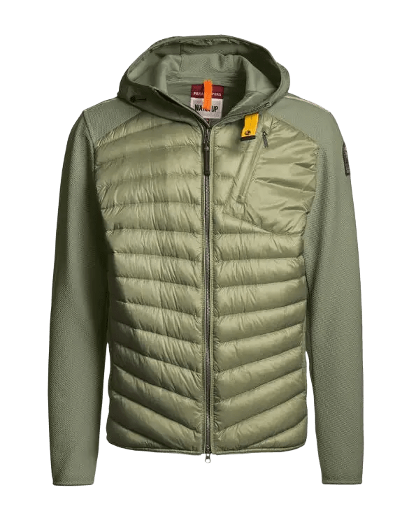 PARAJUMPERS - Nolan - Hybrid Jacket Vert Lichen - Lothaire