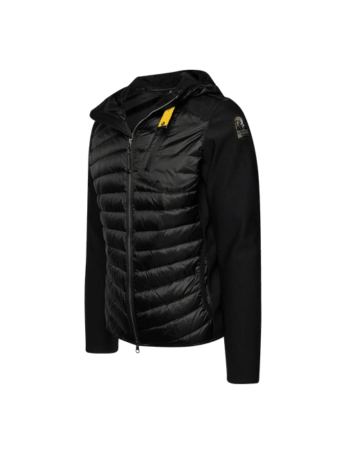 PARAJUMPERS - Veste hybride à capuche Nolan Noir - Lothaire