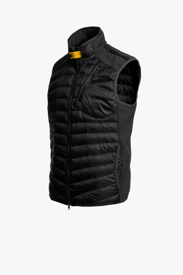 PARAJUMPERS - Zavier - Hybrid Vest Noir - Lothaire