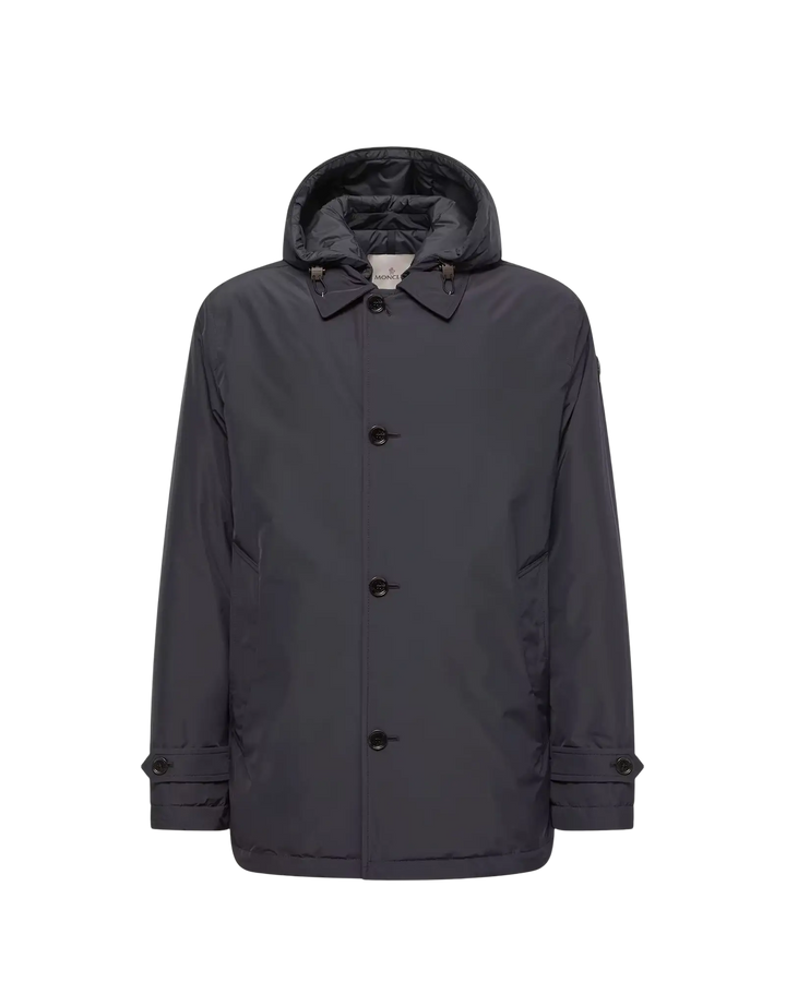 MONCLER - Parka matelassée à capuche Evrine Bleu marine