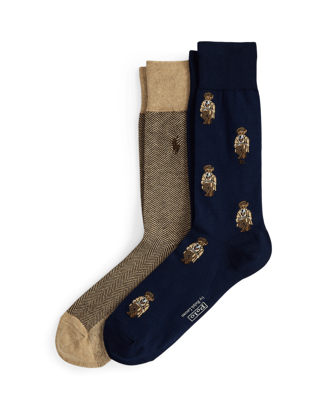 POLO RALPH LAUREN - 2 paires de chaussettes hautes Polo Bear - Lothaire