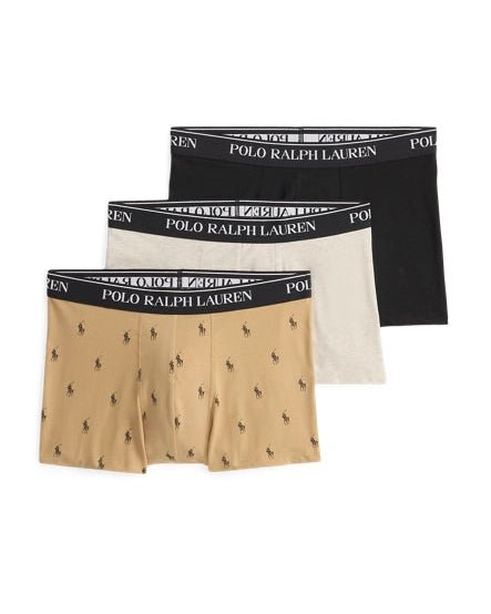 POLO RALPH LAUREN - 3 Slips - Boxers Classiques Coton Stretch - Lothaire