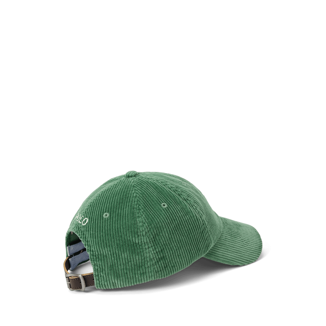 POLO RALPH LAUREN - Casquette de baseball en velours côtelé Meadow Green - Lothaire