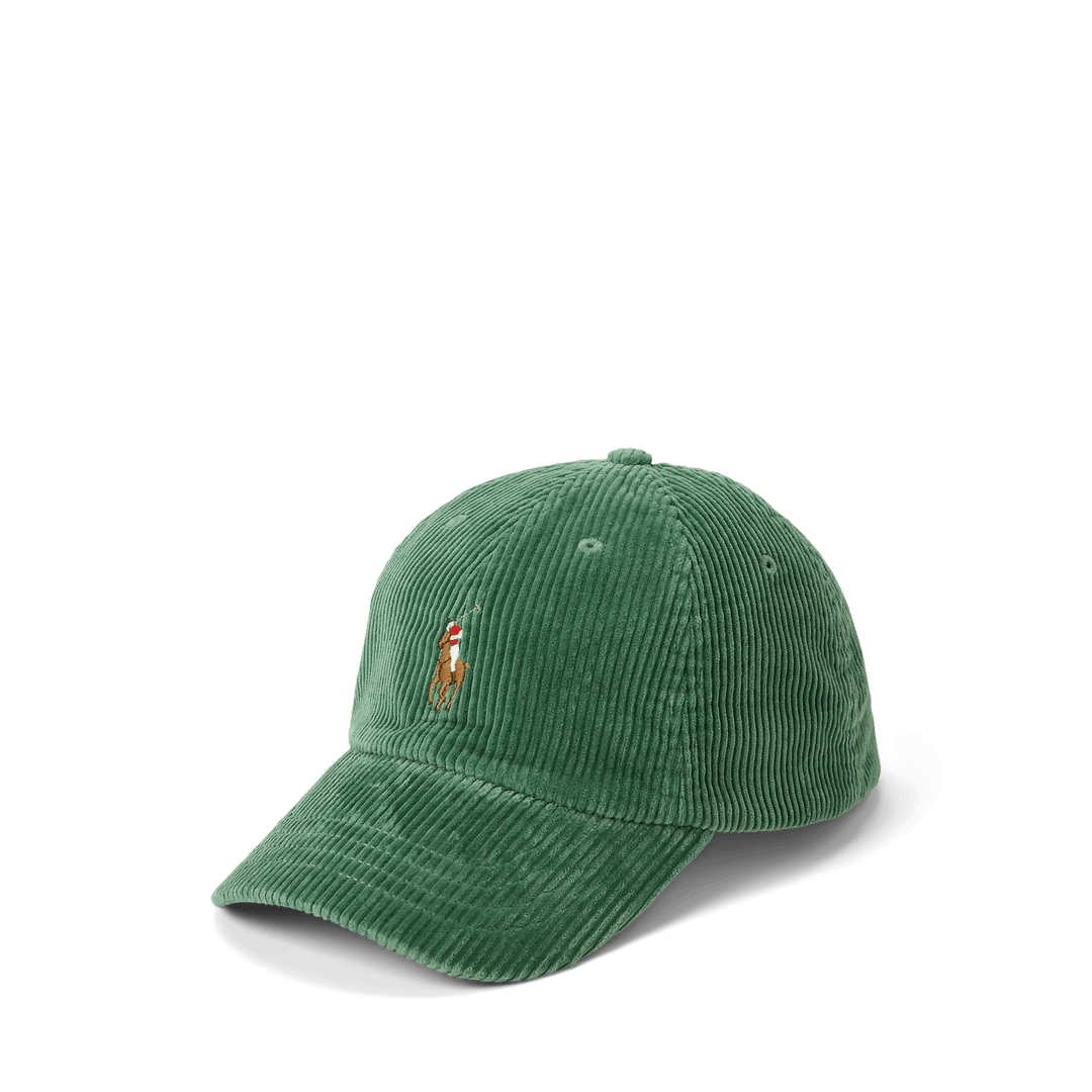 POLO RALPH LAUREN - Casquette de baseball en velours côtelé Meadow Green - Lothaire