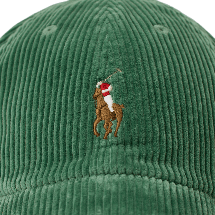 POLO RALPH LAUREN - Casquette de baseball en velours côtelé Meadow Green - Lothaire