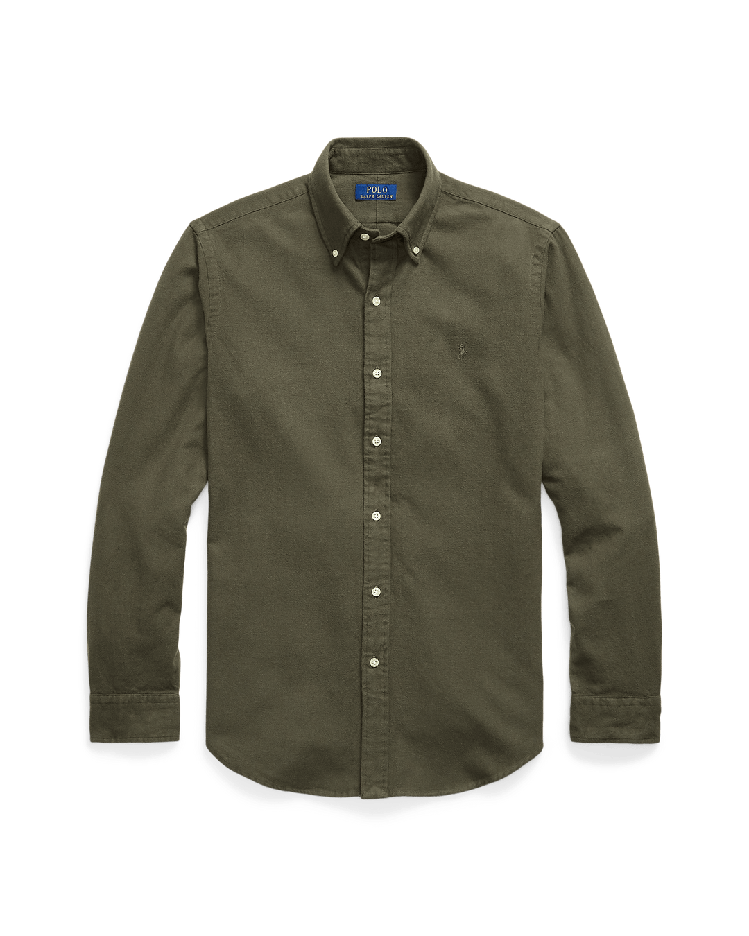 POLO RALPH LAUREN - Chemise ajustée en flanelle grattée Ranger green - Lothaire