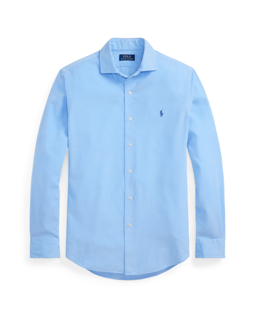 POLO RALPH LAUREN - Chemise Custom Fit en velours côtelé Bleu bébé - Lothaire