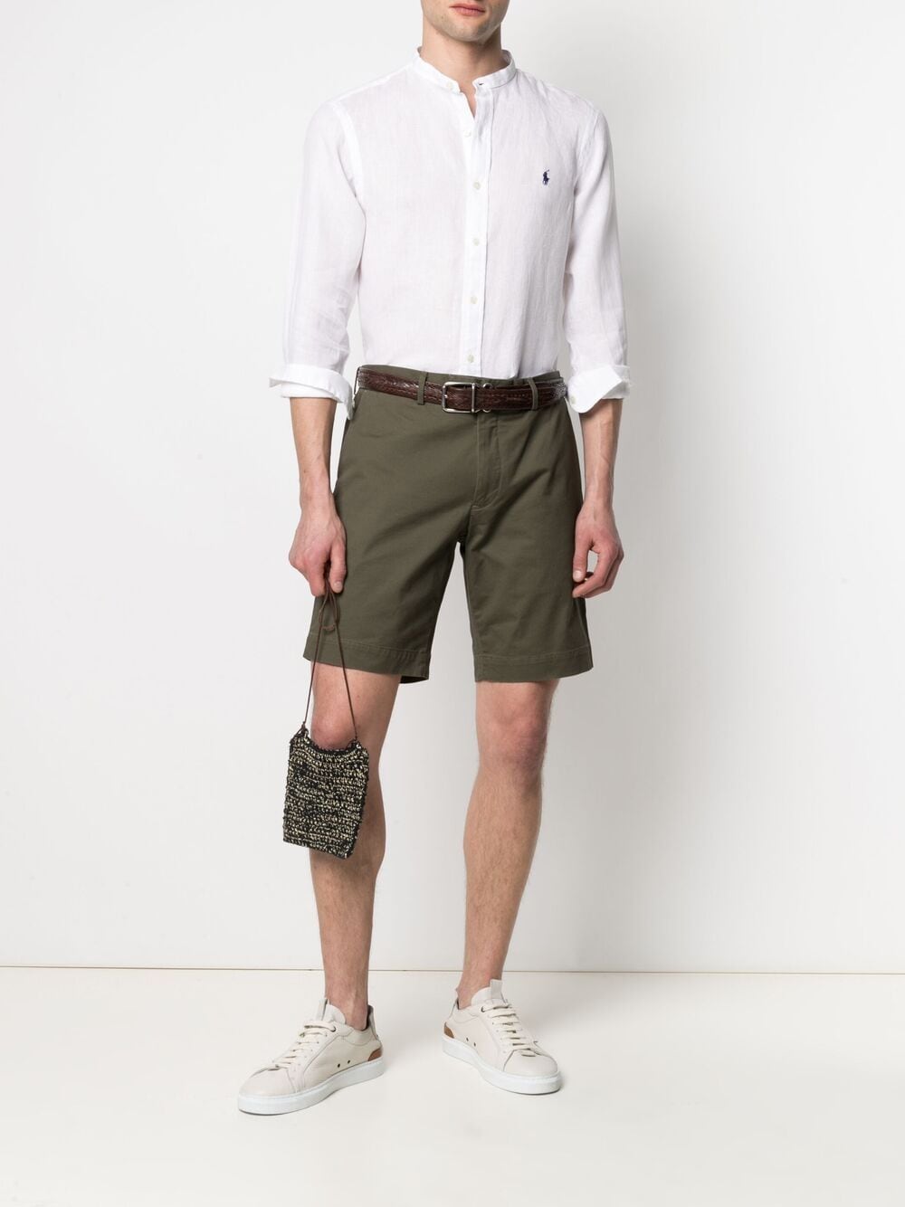 Polo Ralph Lauren - Chemise en lin col Mao - Lothaire