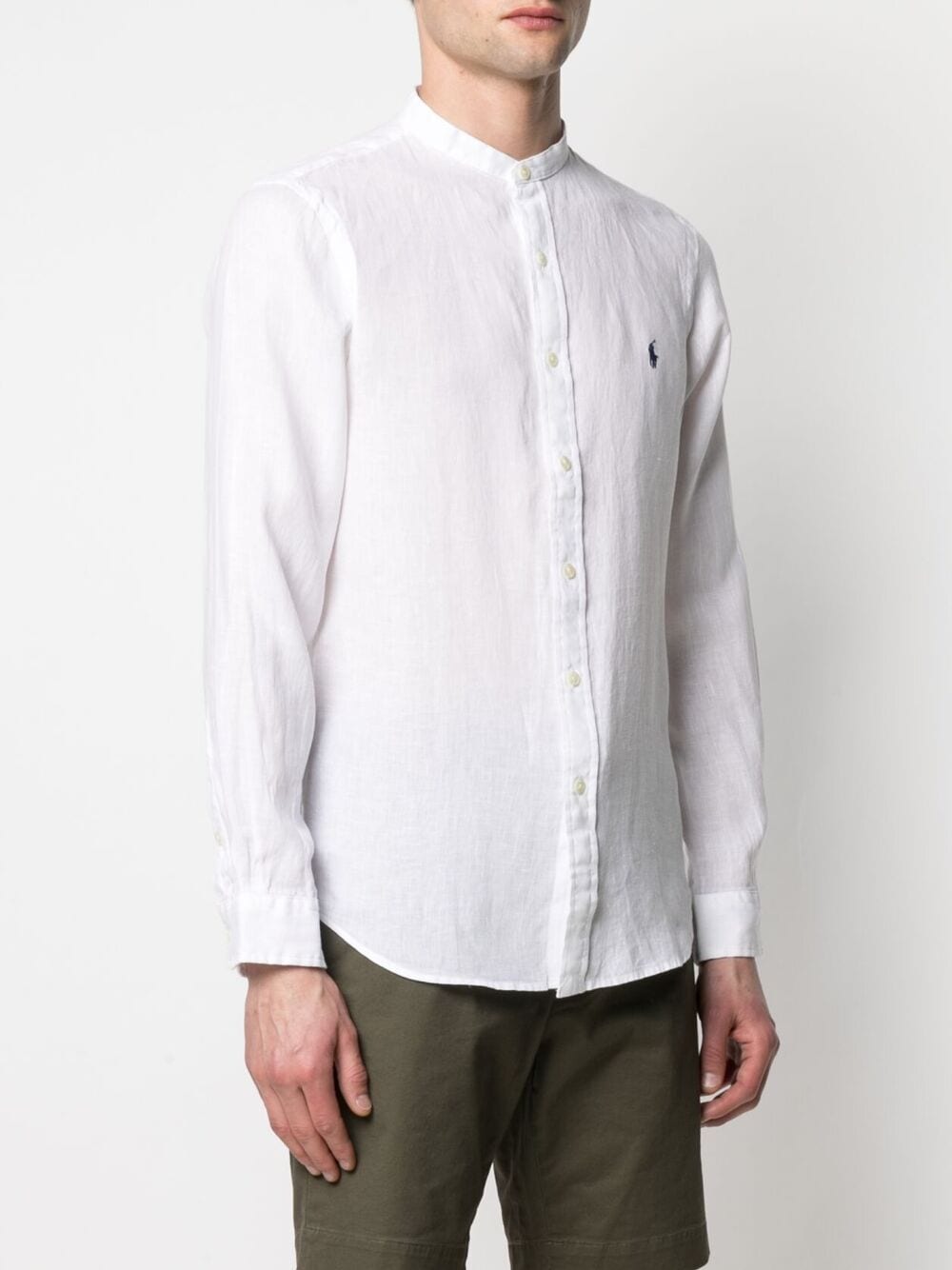Polo Ralph Lauren - Chemise en lin col Mao - Lothaire