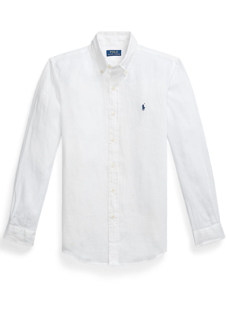 POLO RALPH LAUREN - Chemise en lin Custom Fit Blanche - Lothaire
