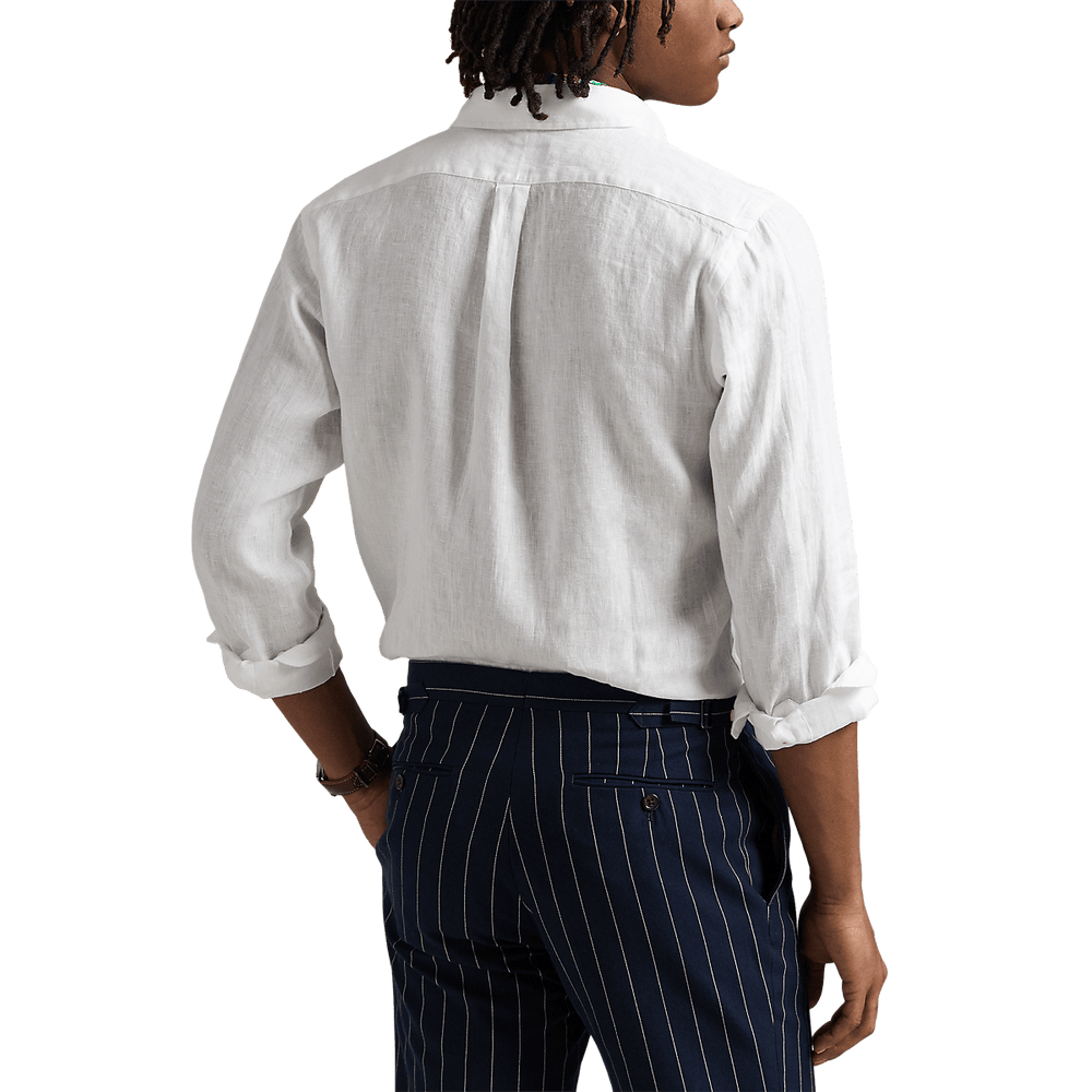 POLO RALPH LAUREN - Chemise en lin Custom Fit Blanche - Lothaire