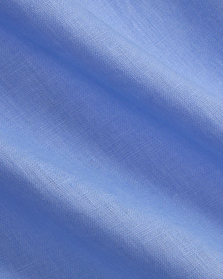 POLO RALPH LAUREN - Chemise en lin Custom Fit Bleu clair - Lothaire