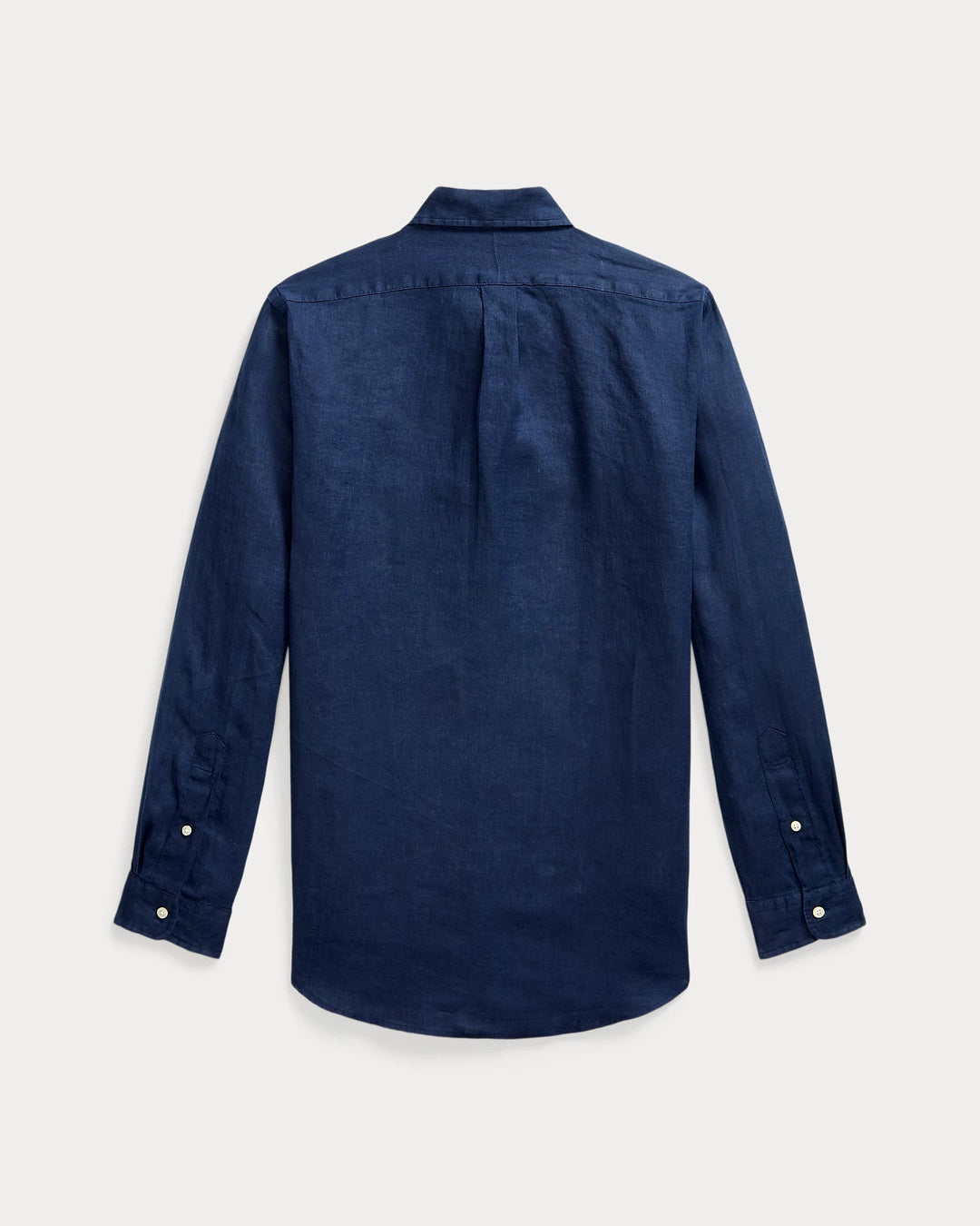 POLO RALPH LAUREN - Chemise en lin Custom Fit Marine Newport / Blanc - Lothaire