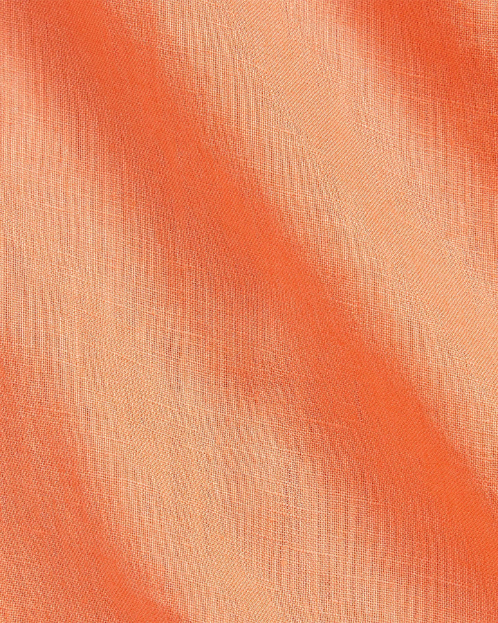 POLO RALPH LAUREN - Chemise en lin Custom Fit Orange pompano - Lothaire