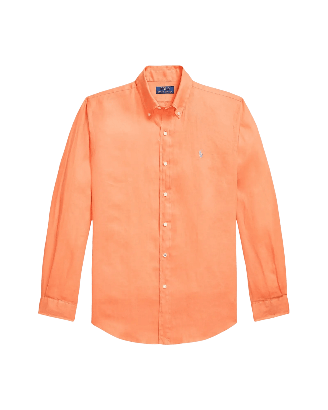 POLO RALPH LAUREN - Chemise en lin Custom Fit Orange pompano - Lothaire