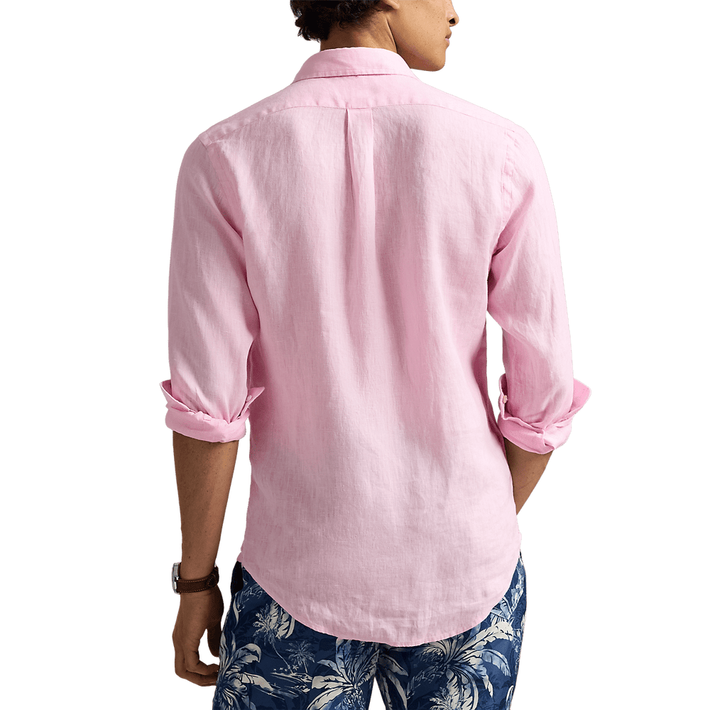 POLO RALPH LAUREN - Chemise en lin Custom Fit Rose - Lothaire