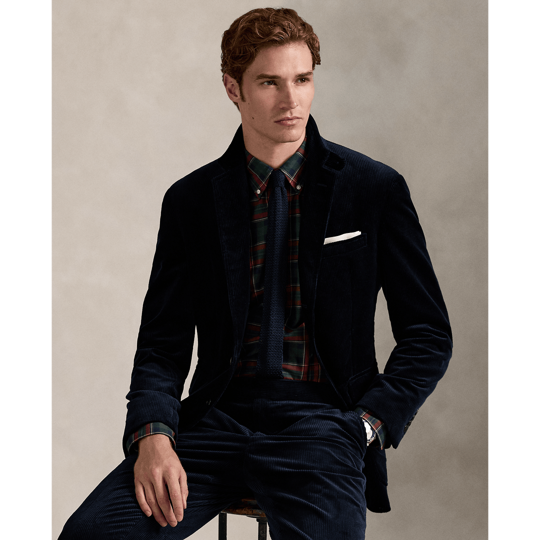 POLO RALPH LAUREN - Chemise en sergé écossais coupe ajustée Forest/Red multi - Lothaire