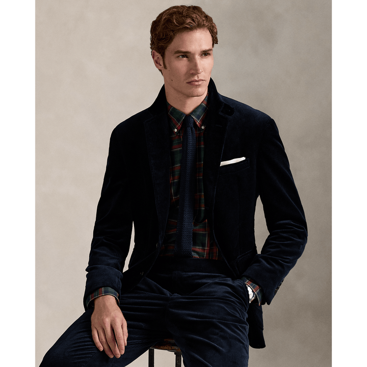 POLO RALPH LAUREN - Chemise en sergé écossais coupe ajustée Forest/Red multi - Lothaire