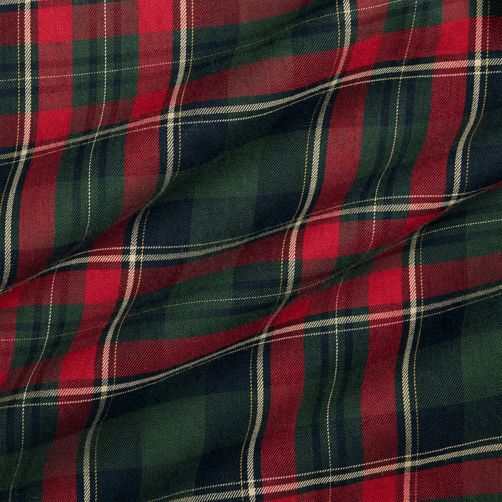 POLO RALPH LAUREN - Chemise en sergé écossais coupe ajustée Forest/Red multi - Lothaire