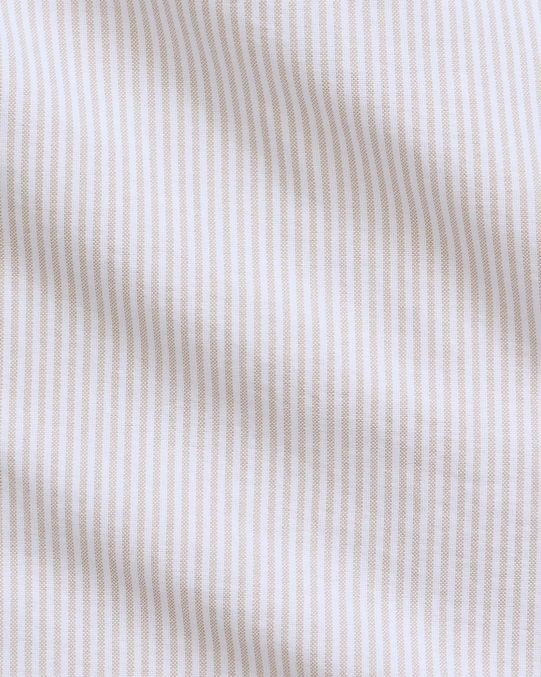 POLO RALPH LAUREN - Chemise Oxford à rayures Custom Fit Beige et blanc - Lothaire