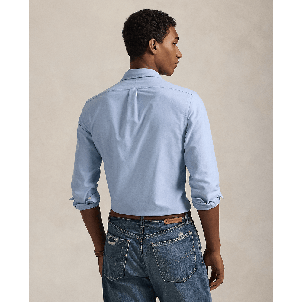 POLO RALPH LAUREN - Chemise Oxford cintrée Bleu - Lothaire