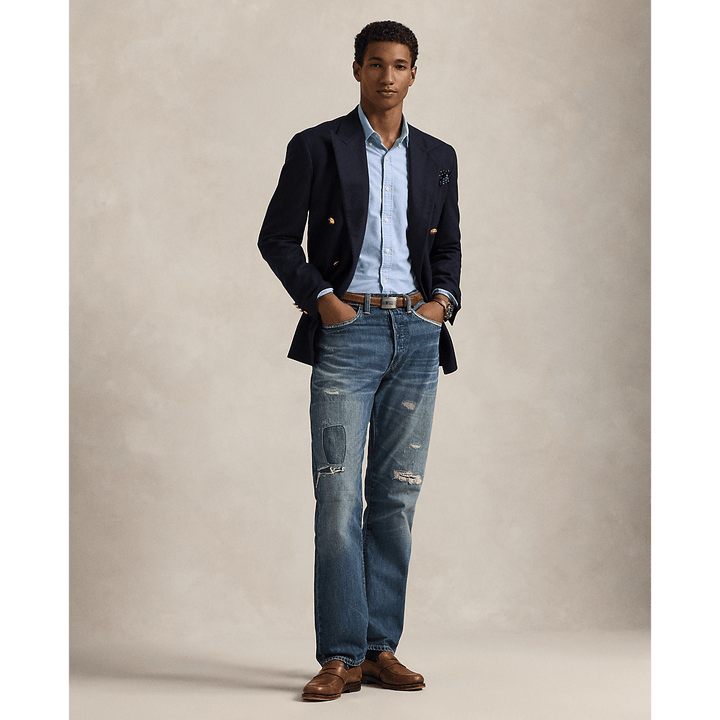 POLO RALPH LAUREN - Chemise Oxford cintrée Bleu - Lothaire